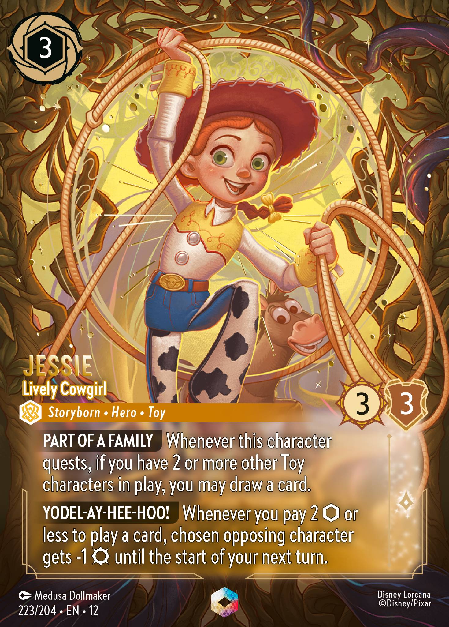 Jessie — Lively Cowgirl — full card art