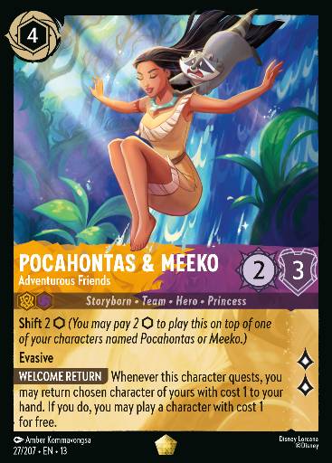 Pocahontas & Meeko - Adventurous Friends