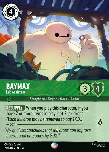 Baymax - Lab Assistant — Disney Lorcana card