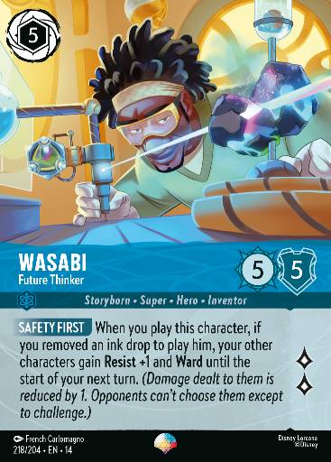 Wasabi - Future Thinker — Disney Lorcana card