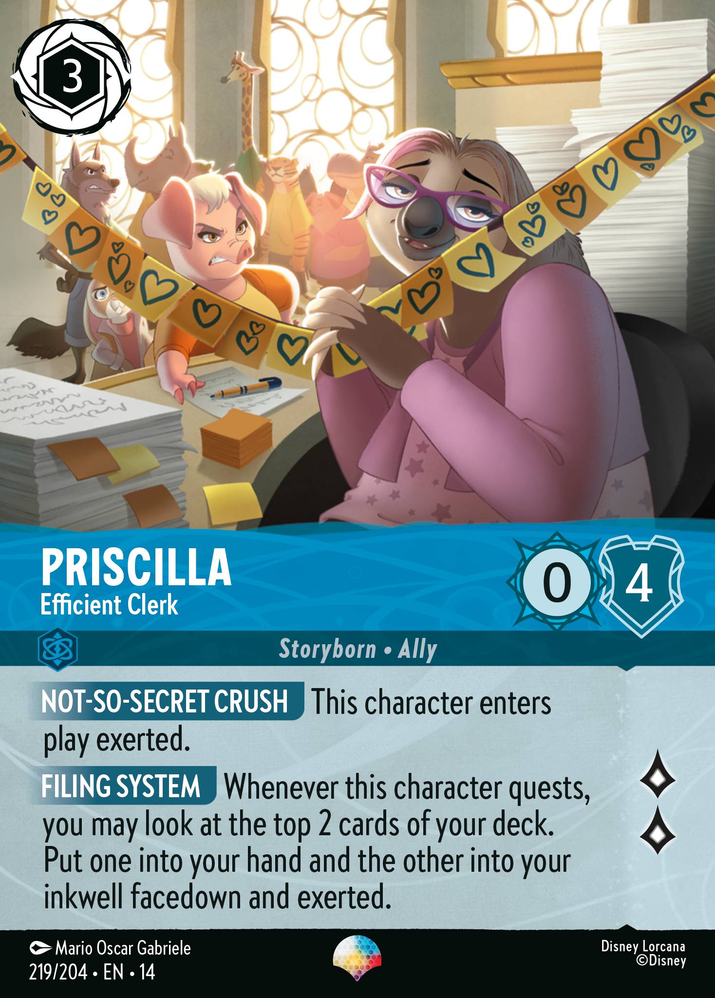 Priscilla - Efficient Clerk