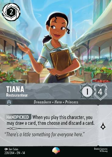 Tiana - Restauranteur — Disney Lorcana card