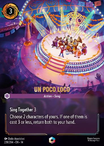 Un Poco Loco — Disney Lorcana card