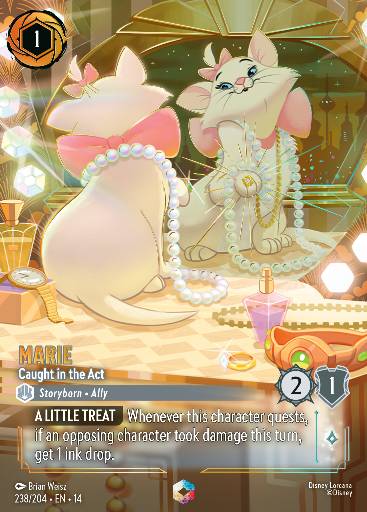 Marie - Caught in the Act — Disney Lorcana card