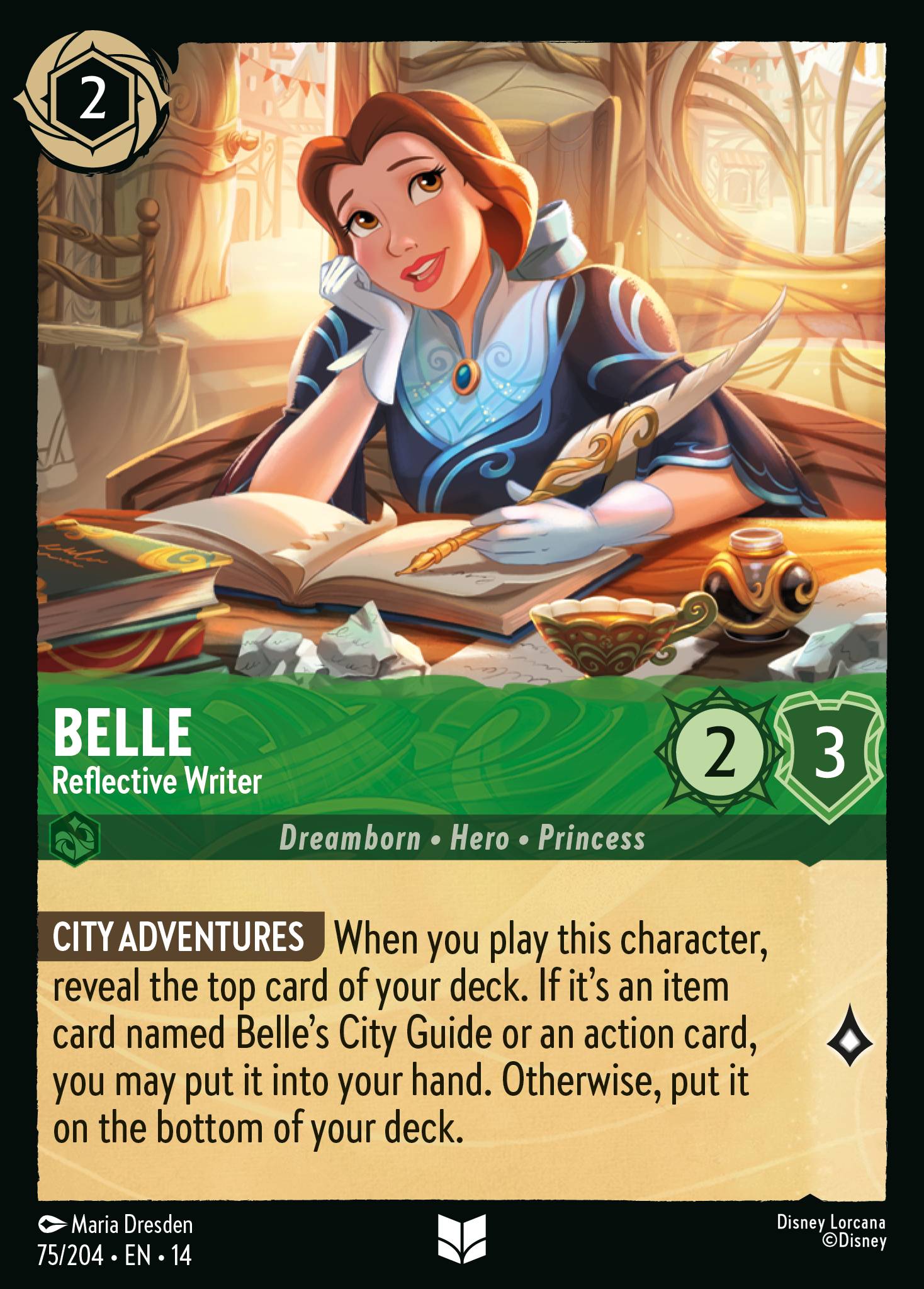Belle - Reflective Writer