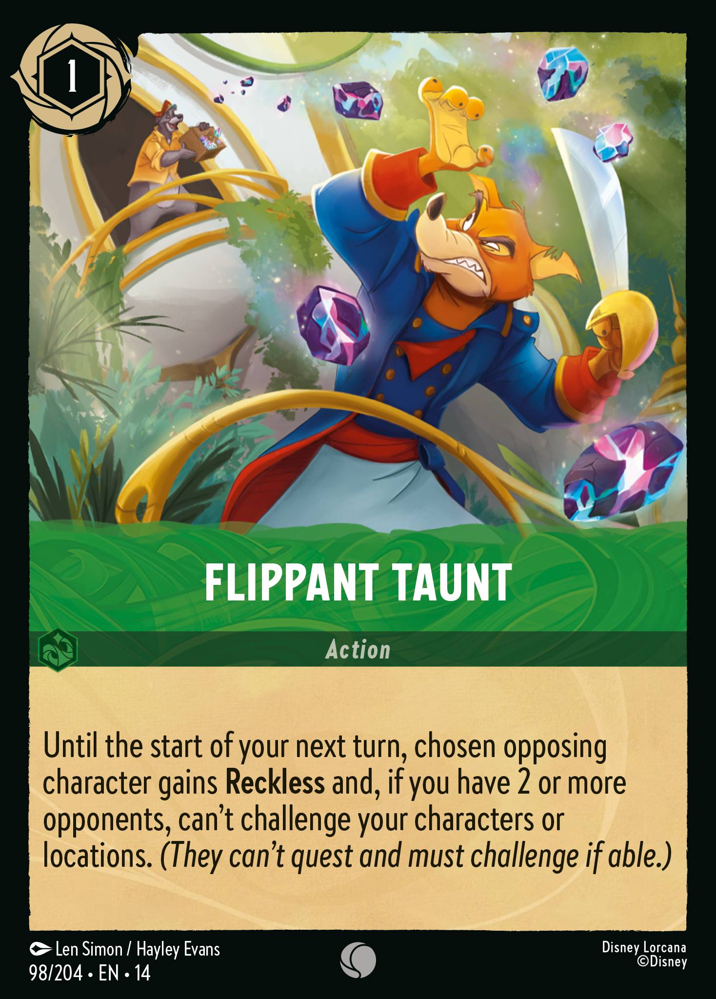 Flippant Taunt