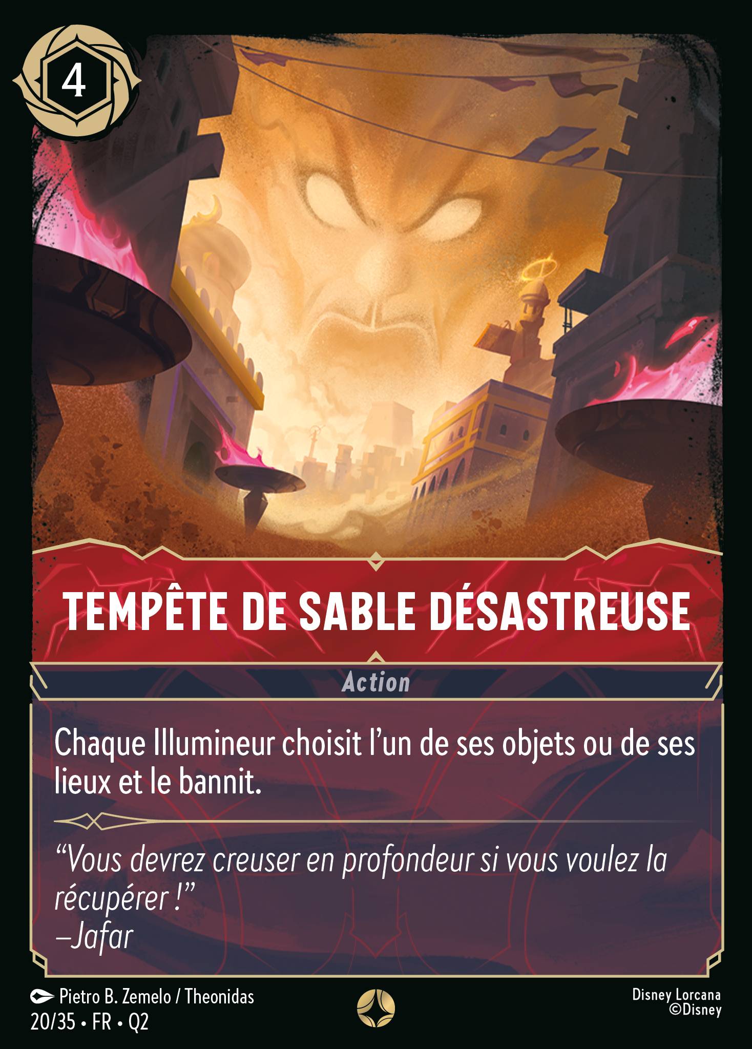 Tempête de sable désastreuse