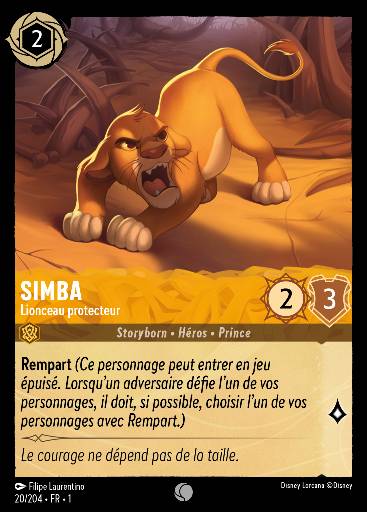 Simba - Lionceau protecteur