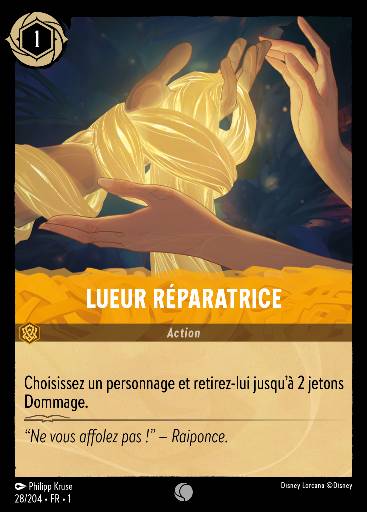 Lueur réparatrice