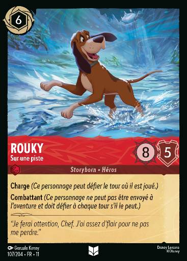 Rouky - Sur une piste