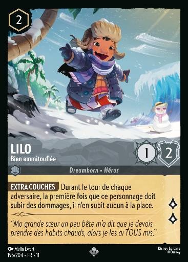 Lilo - Bien emmitouflée