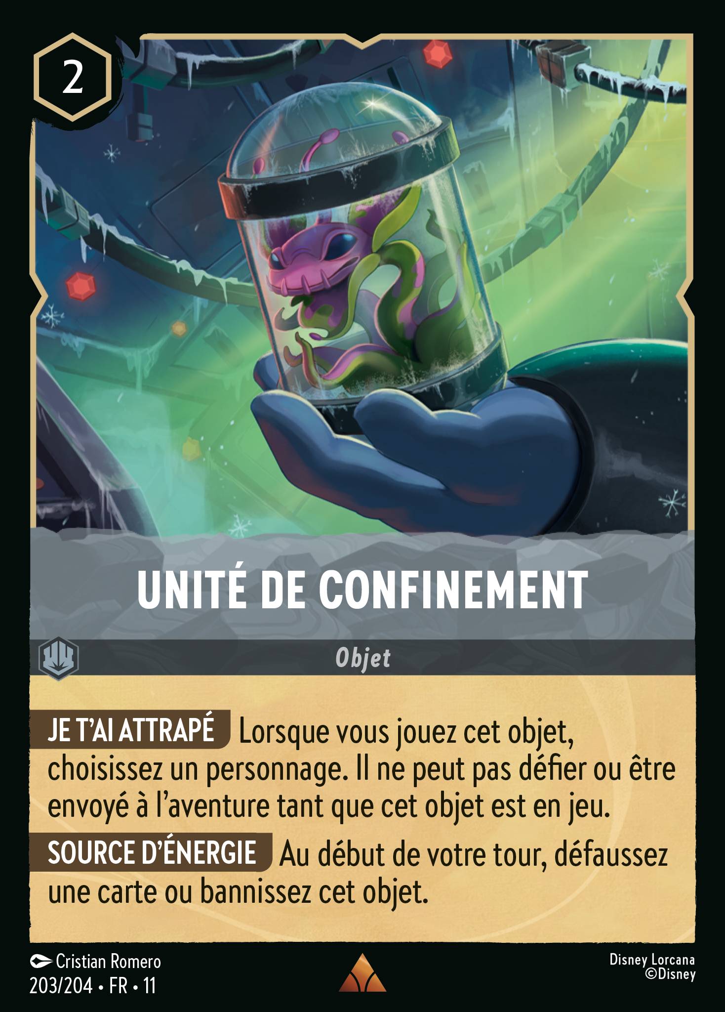 Unité de confinement