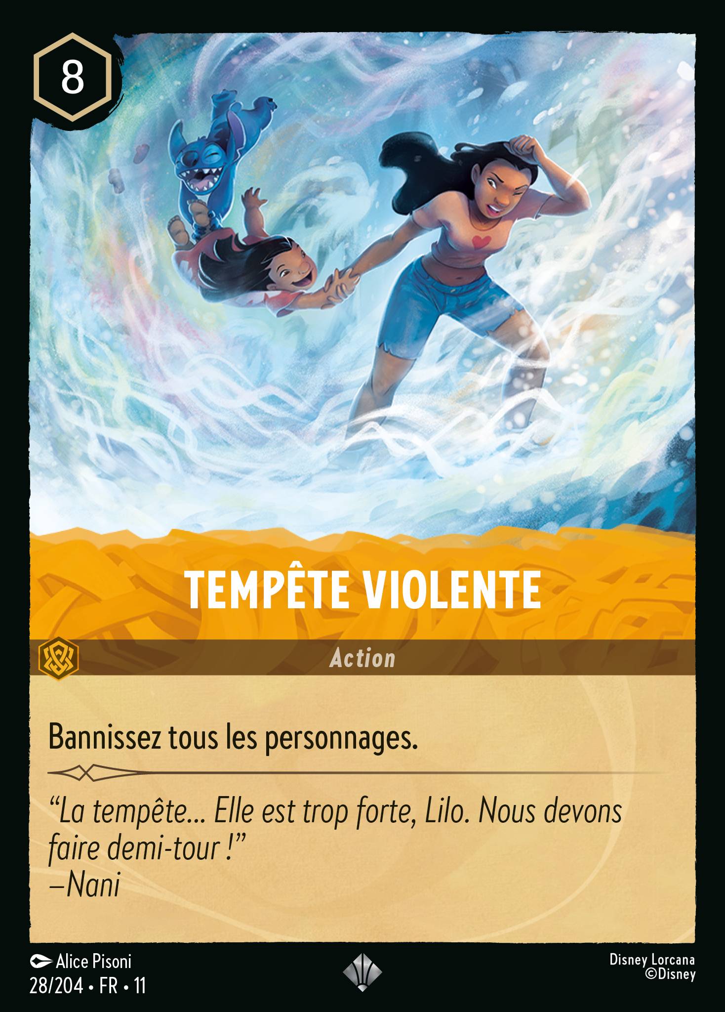 Tempête violente