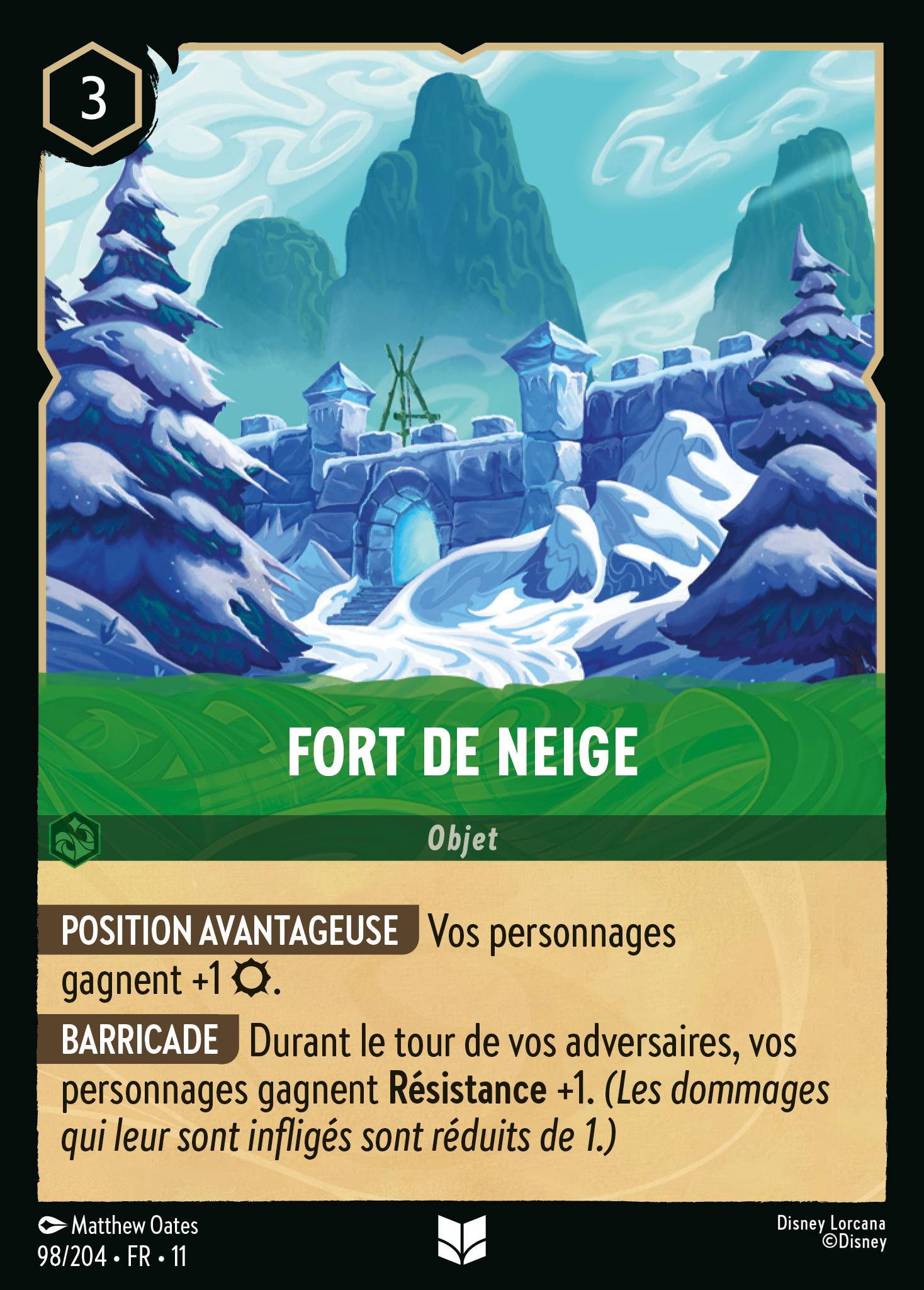 Fort de neige