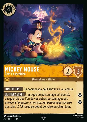 Mickey Mouse - Chef d'expédition