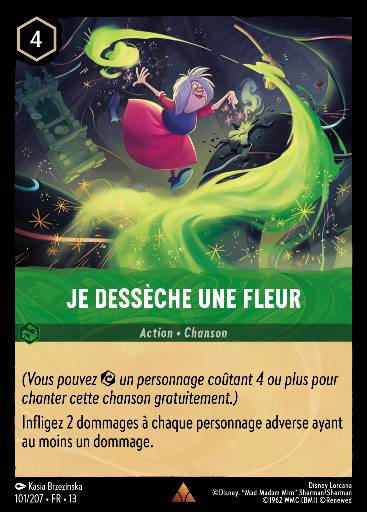 Je dessèche une fleur