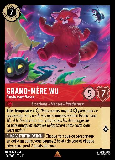 Grand-mère Wu - Panda roux féroce
