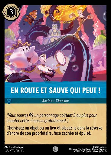 En route et sauve qui peut !