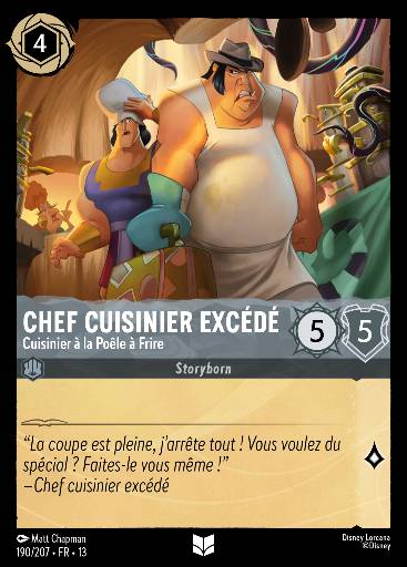 Chef cuisinier excédé - Cuisinier à la Poêle à Frire
