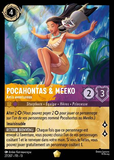 Pocahontas & Meeko - Amis aventureux