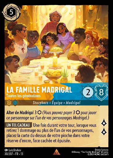 La famille Madrigal - Toutes les générations