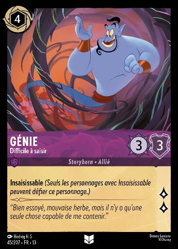 Génie - Difficile à saisir