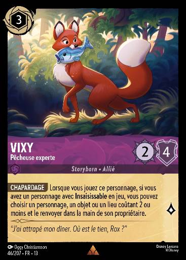 Vixy - Pêcheuse experte
