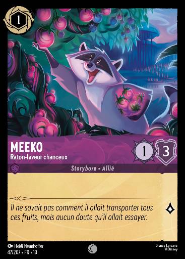 Meeko - Raton-laveur chanceux