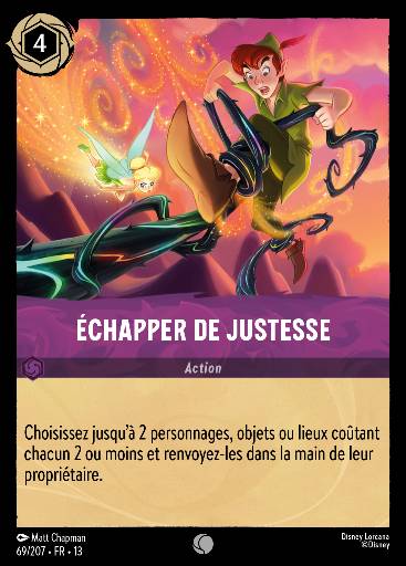Échapper de justesse