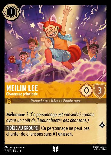 Meilin Lee - Chanteuse principale