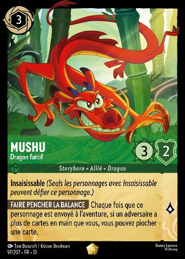 Mushu - Dragon furtif