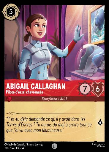 Abigail Callaghan - Pilote d'essai chevronnée