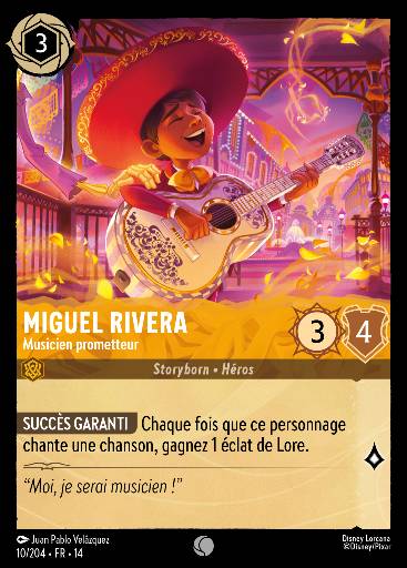 Miguel Rivera - Musicien prometteur