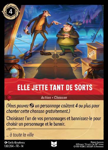 Elle jette tant de sorts