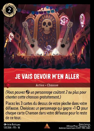 Je vais devoir m'en aller