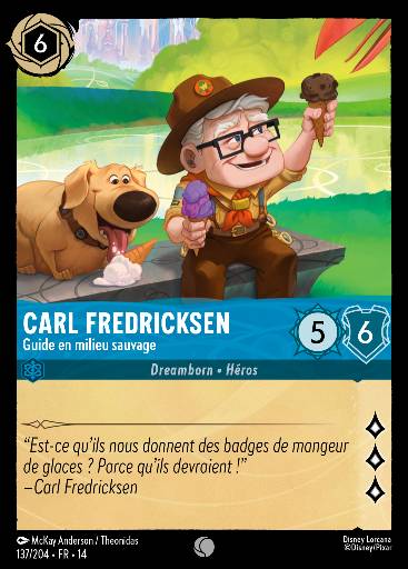 Carl Fredricksen - Guide en milieu sauvage