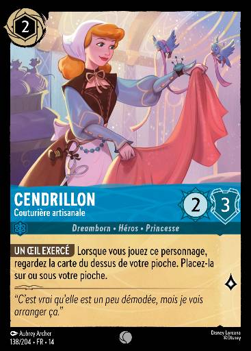 Cendrillon - Couturière artisanale