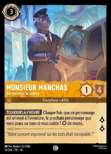 Monsieur Manchas - Service avec le sourire