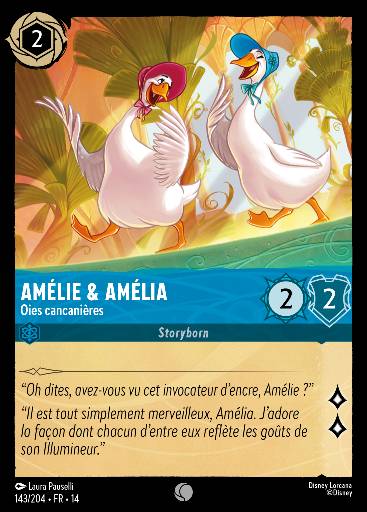 Amélie & Amélia - Oies cancanières