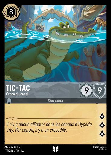 Tic-Tac - Croco du canal