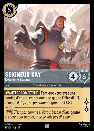 Seigneur Kay - Déterminé à gagner
