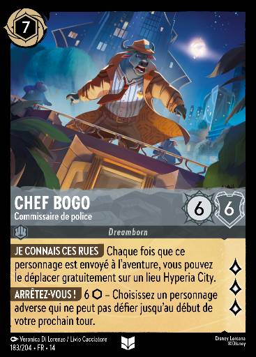 Chef Bogo - Commissaire de police