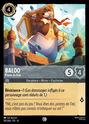 Baloo - Pilote de fret