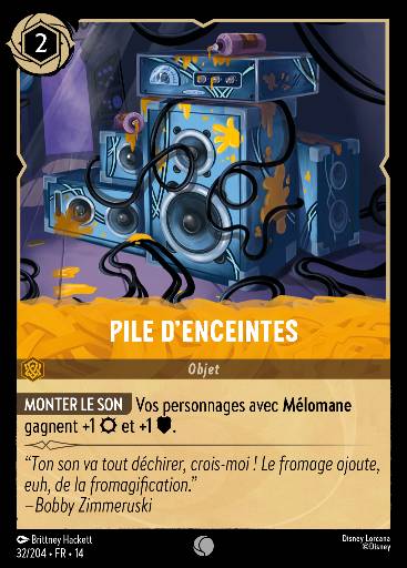 Pile d'enceintes