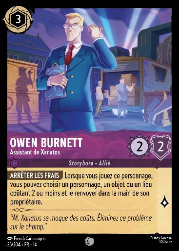 Owen Burnett - Assistant de Xanatos