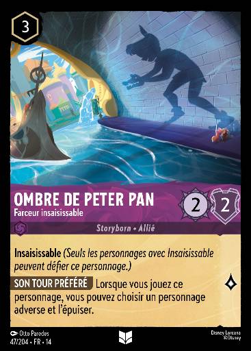 Ombre de Peter Pan - Farceur insaisissable