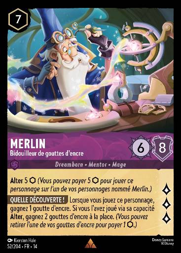Merlin - Bidouilleur de gouttes d'encre
