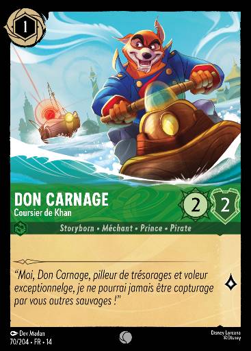 Don Carnage - Coursier de Khan
