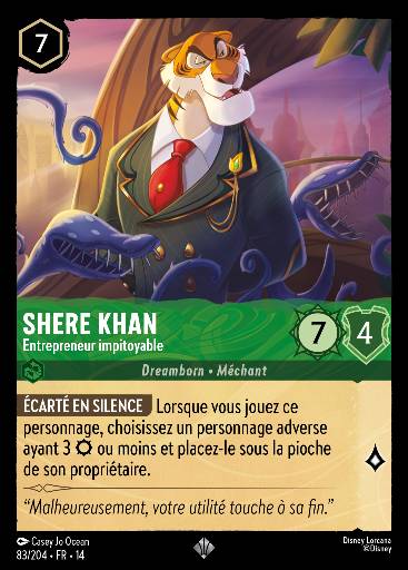 Shere Khan - Entrepreneur impitoyable