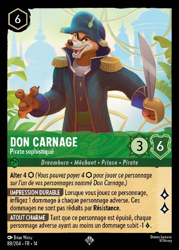 Don Carnage - Pirate sophistiqué